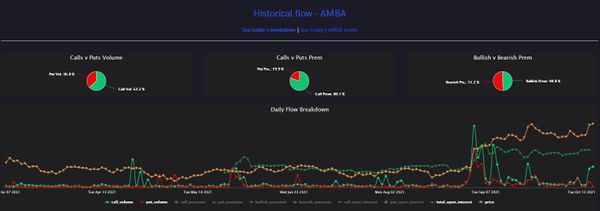 Unusual Options Activity on Ambarella Inc. (AMBA) Acts as Precursor to This Week's Run